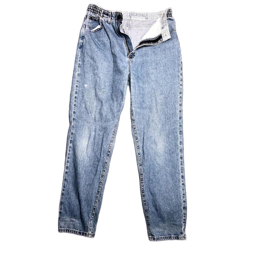 VINTAGE Lee 100% Cotton Straight Leg Denim Jean Size 12 Med